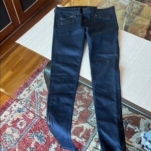 rag & bone , blue jeans Women's Skinny Jeans - Dark Blue, size28.